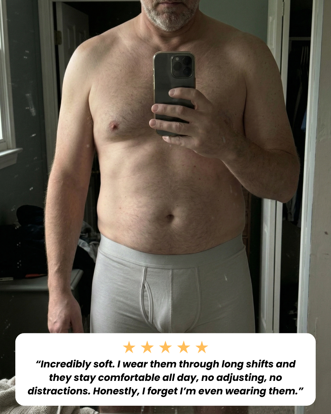 Boxer Brief Fly - Premium Bamboo